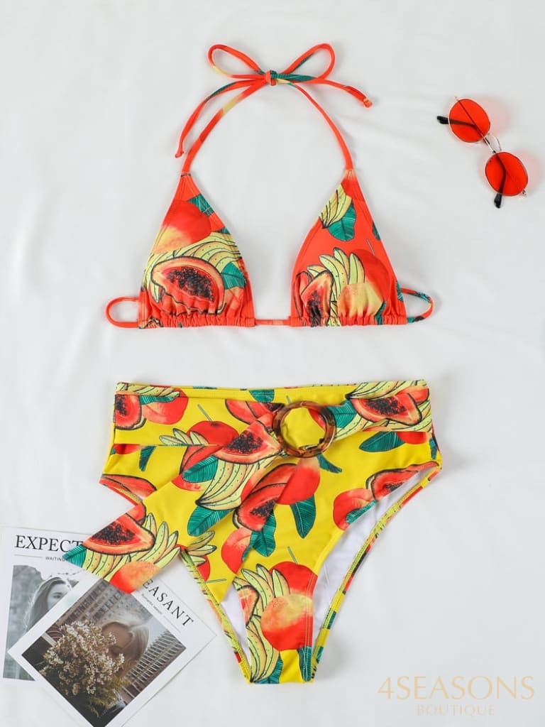 Biquíni Tropicália + Saída de Praia Grátis