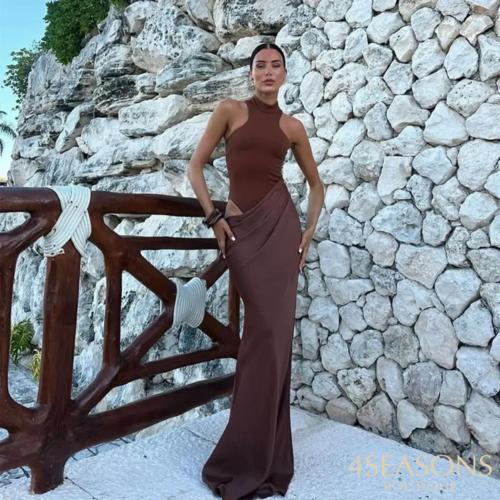 Julissa Max Dress Coffee / S