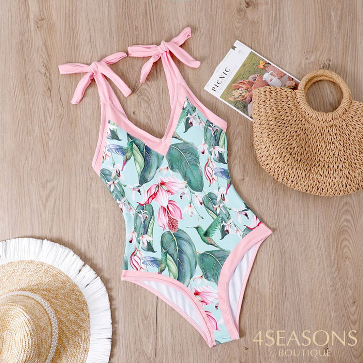 Emerald Swimsuit + Free Pareo