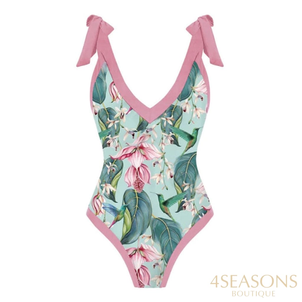 Emerald Swimsuit + Free Pareo