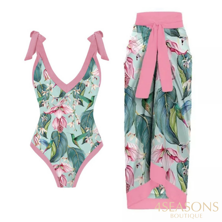 Emerald Swimsuit + Free Pareo