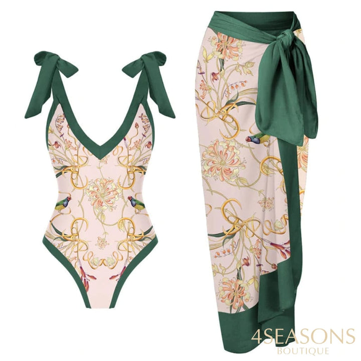 Zila Swimsuit + Free Pareo