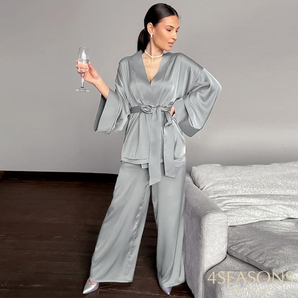 Pijama com roupão Angelina feminino