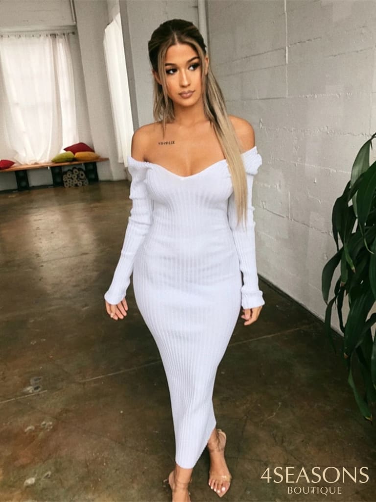 Vestido Canelado Aurora